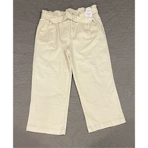 Wonder Nation Girl’s XXL 18 Khaki Capris Belt New